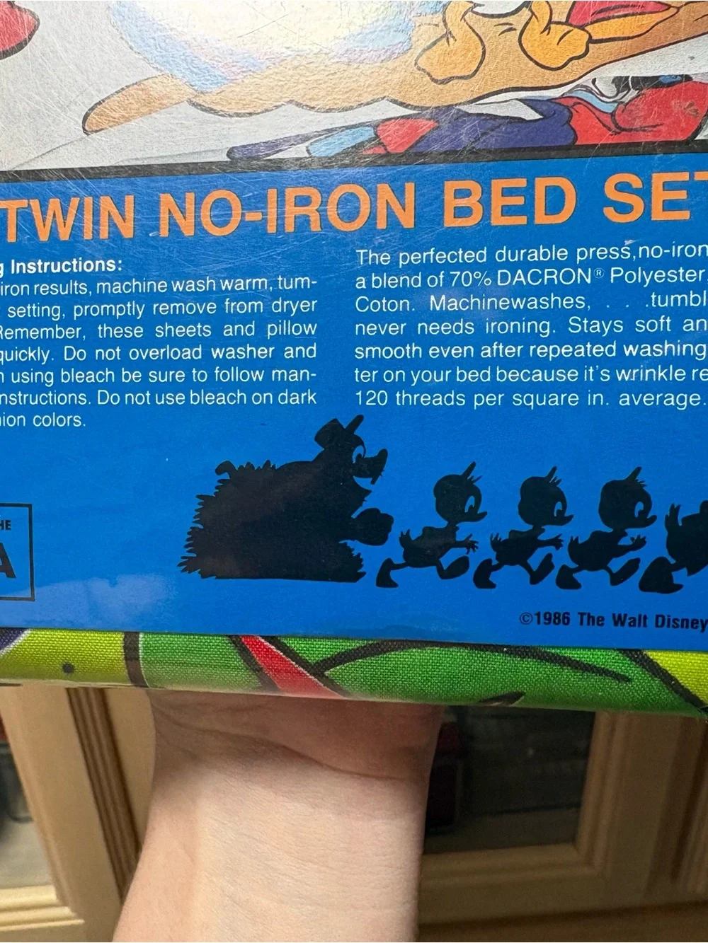 Disney DuckTales Twin Bed Sheet Set - Blue, Red, Green, Orange
